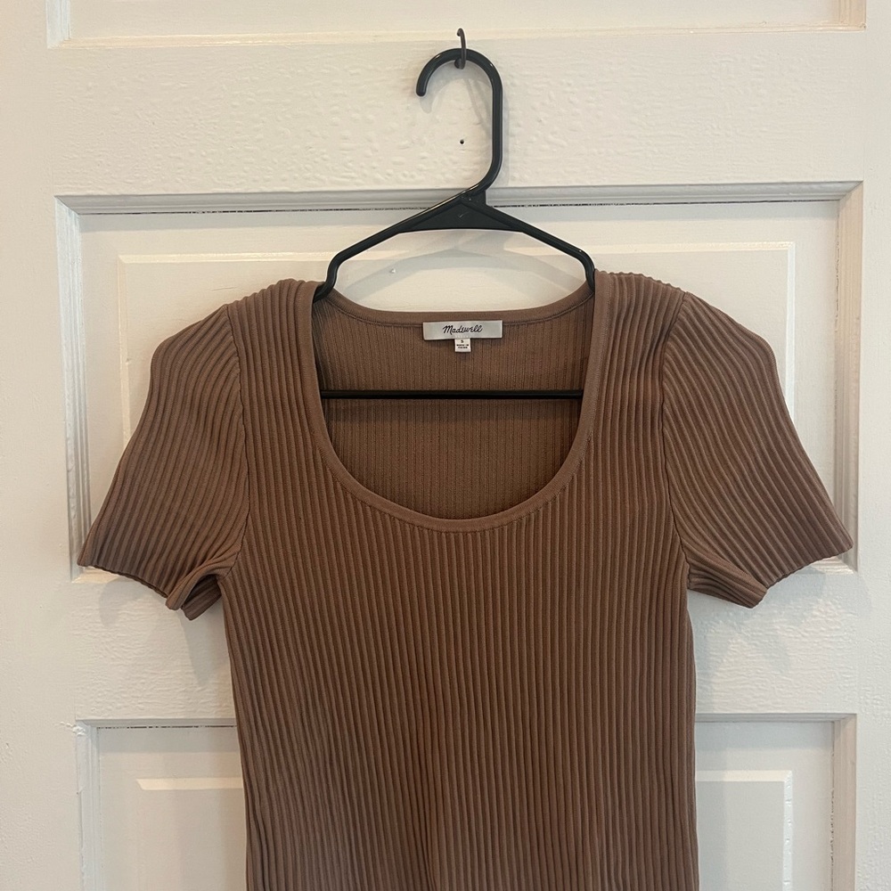 Madewell Ribbed Crop Top - Picture 2 of 4